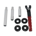 JUNLIXN 5/8"-11 Angle Grinder Extension Shaft Rotary Connecting Multicolored