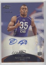 2011 Topps Prime Rookie Auto 328/450 Rahim Moore #51 Auto 0zv5