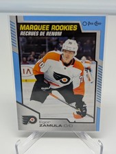 2020-21  O-Pee-Chee OPC Egor Zamula Marquee Rookies Blue Rookie RC #617 Flyers