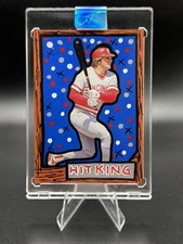 TOPPS X ARTIST CARTER X ORIGINAL 1/1 ART CARD PETE ROSE REDS THE HIT KING HOF