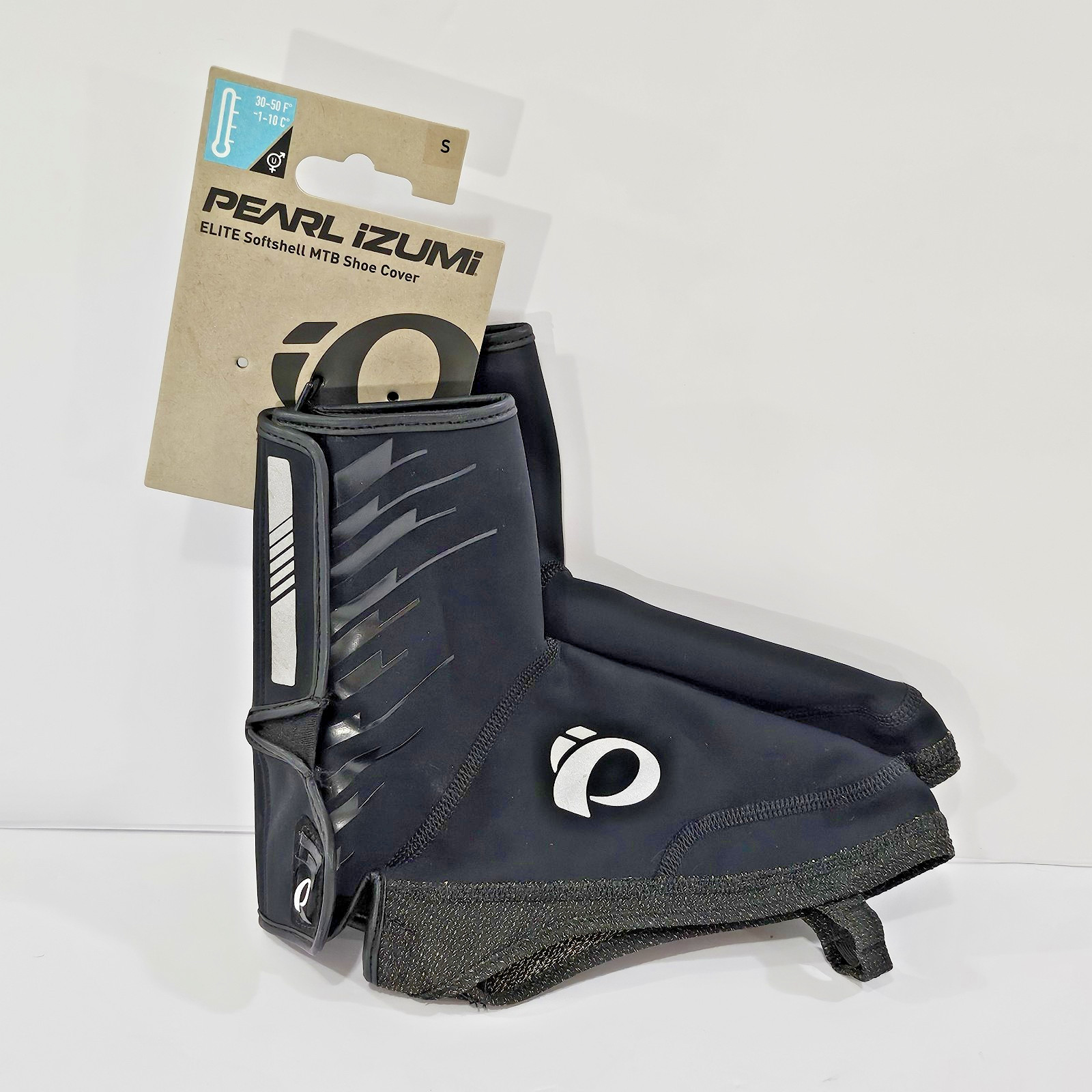 Pearl Izumi ELITE Softshell MTB Shoe Covers Small S Winter Cycling MTB New Black
