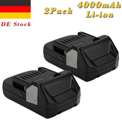 2X 18V 4000mAh Li-Ion Akku Für Hitachi BSL1830 BSL1825 BSL1815X UB18DAL DS18DSAL