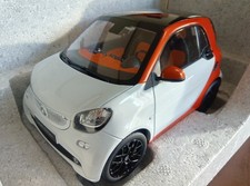 1/18 Norev Smart Fortwo Coupe Orange/White Dealer Special Order Edition 1