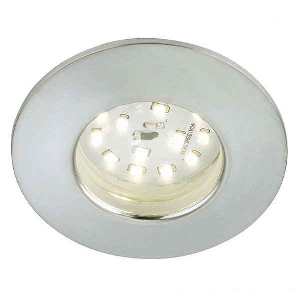 Briloner Led Einbauleuchte Rund Chrom IP44 5,5W Modul 470Lm Warmweiß Dimmbar-image