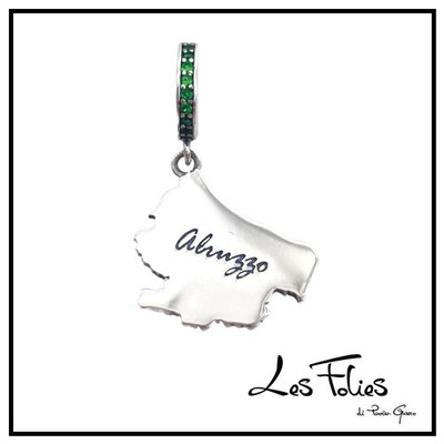 Charm Region Abruzzen Italien Anhänger 925 Silber - Les Folies