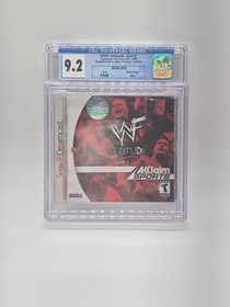 WWF Attitude Dreamcast CGC 9.2 A++ Sega Sealed Graded Not WATA, PSA ,VGA