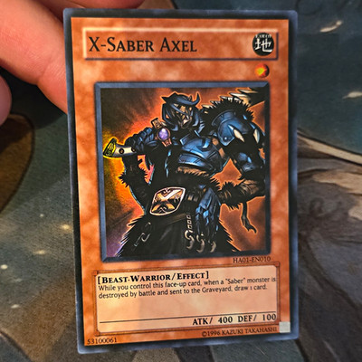 Yu-Gi-Oh! X-Saber Axel Effect Hidden Arsenal HA01-EN010 Konami EN 400/100