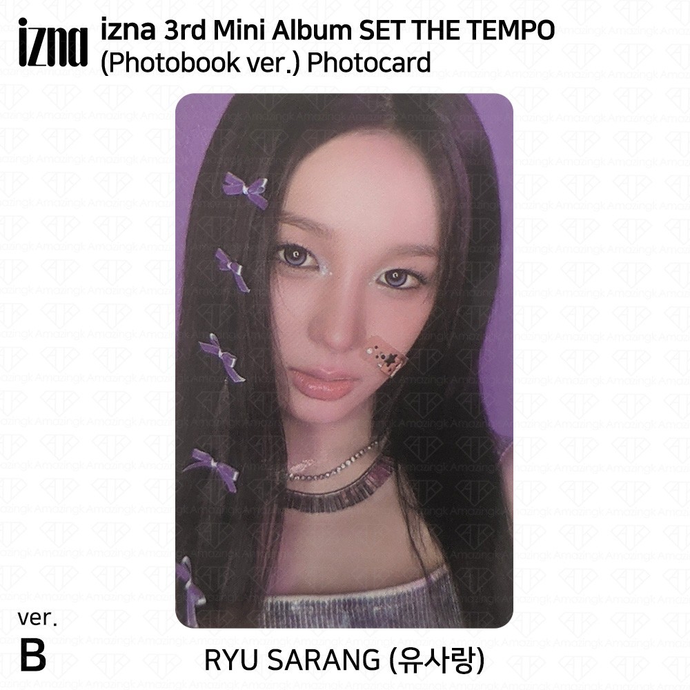 IZNA The 3rd Mini Album SET THE TEMPO Photobook/Postcard ver