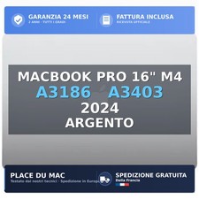 Schermo per MacBook Pro 16 A3186 A3403 M4 2024 Argento - Come nuovo