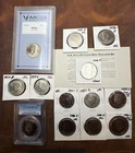 Kennedy Lot(13): 1977S PCGS, 2x 76S Silver, 87PDS, 90PDS, $85+ Retail