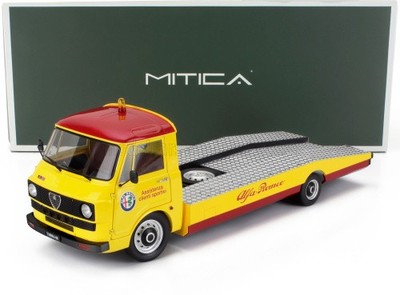ALFA ROMEO A12 (F12) PRIMA SERIE 1967 ABSCHLEPPWAGEN ASSISTENZA YELLOW 1:18 Miti