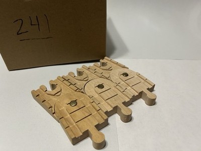 Thomas & Friends Wooden Railway FLEXI CURVE Tracks Clickity Clack Vintage #241