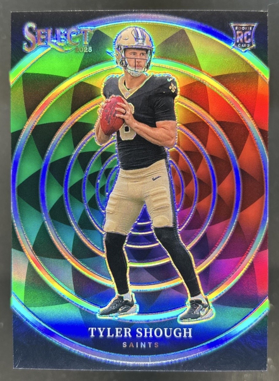 2025 Panini Select Tyler Shough Color Wheel SP Rookie RC #19 Saints