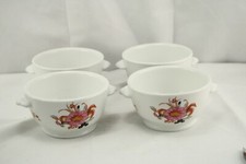 Shafford Maison Buffet Set 4 French Onion Souffle Handled Bowls Oven to Table
