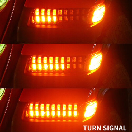 Pair LED Turn Signal Fender Lights DRL For Jeep Wrangler JL JLU Rubicon 2018-23 - Bild 2 von 17