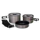 Texsport Stainless Steel Cook Set Camping Cookware