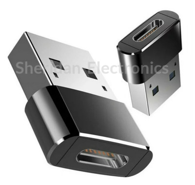 USB30MALETOUSBCFEMALE - 2 PACK USB C 3.1 Type C Female to USB 3.0 Type A Male P