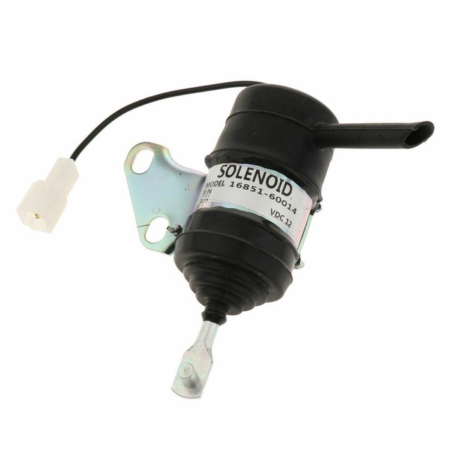 Fuel Shut Off Solenoid Valve Shutdown For Kubota Mower RTV RTV900 16851