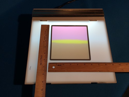 SUNSET GRAD. CUSTOM FILTER, 6.0" X 6.0" PINK-YELLOW-GOLD/SEPIA, ZEISS ARRI CANON - Picture 3 of 12
