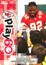 PLAY-60 Dontari Poe CHIEFS Memphis TIGERS