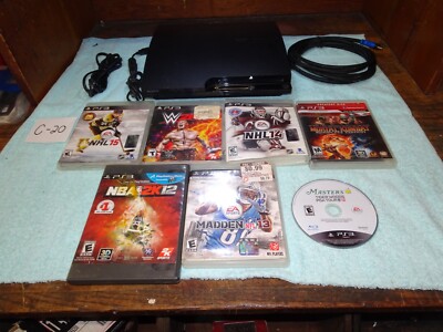 Sony PlayStation 3 Slim 250 Console CECH-2001A & 7 Games* | eBay