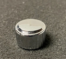 Car Radio Knob Ribbed Chrome C 1940s Chrysler Philco Model Radios