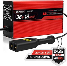 36 Volt 18 AMP Golf Carts Battery Charger for EZGO TXT Replace EZGO D-Plug