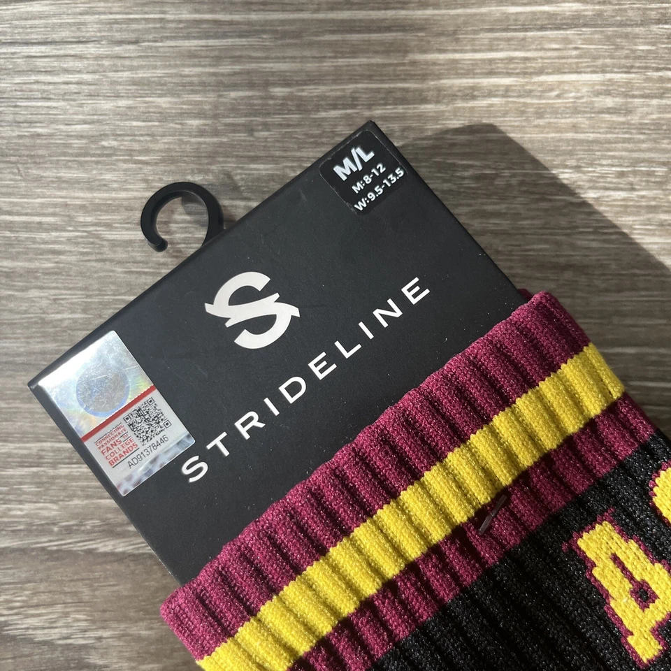 Arizona State Strideline Crew Socks - Maroon- M/L - Image 3 of 3