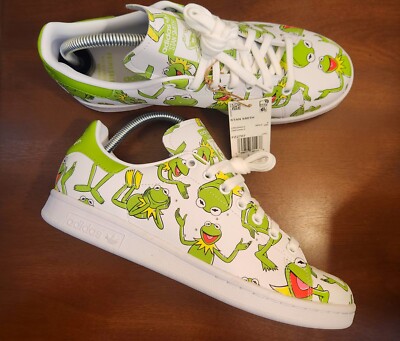 Adidas Stan Smith Disney Kermit The Frog Unisex Shoes FZ2707. Men s Sz: 8.5 Rare