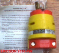 ERICSON 2310-PW 20 Amp 125 V L5-20R PLUG PERMA WATCH