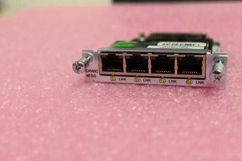 Cisco EHWIC-4ESG 4-Port Gigabit Ethernet Enhanced High Speed WAN Interface Card - Picture 4 of 5