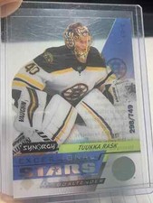 Tuukka Rask 2020-2021 20-21 Upper Deck Synergy Exceptional Stars #ES-4 #'d /749