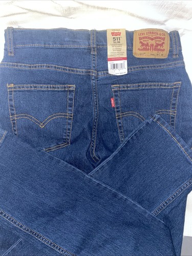 LEVI'S JEANS 511 BOYS REGULAR 16 SLIM HIP TO ANKLE 28 x 30 NWT RETAIL - Picture 3 of 6