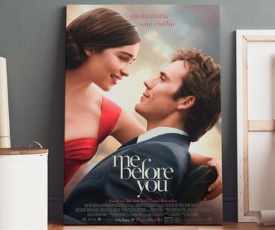 Me Before You Movie Poster, Movie Art
