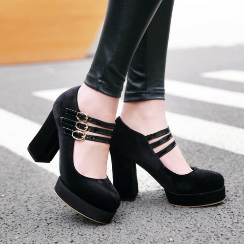 velvet platform shoes