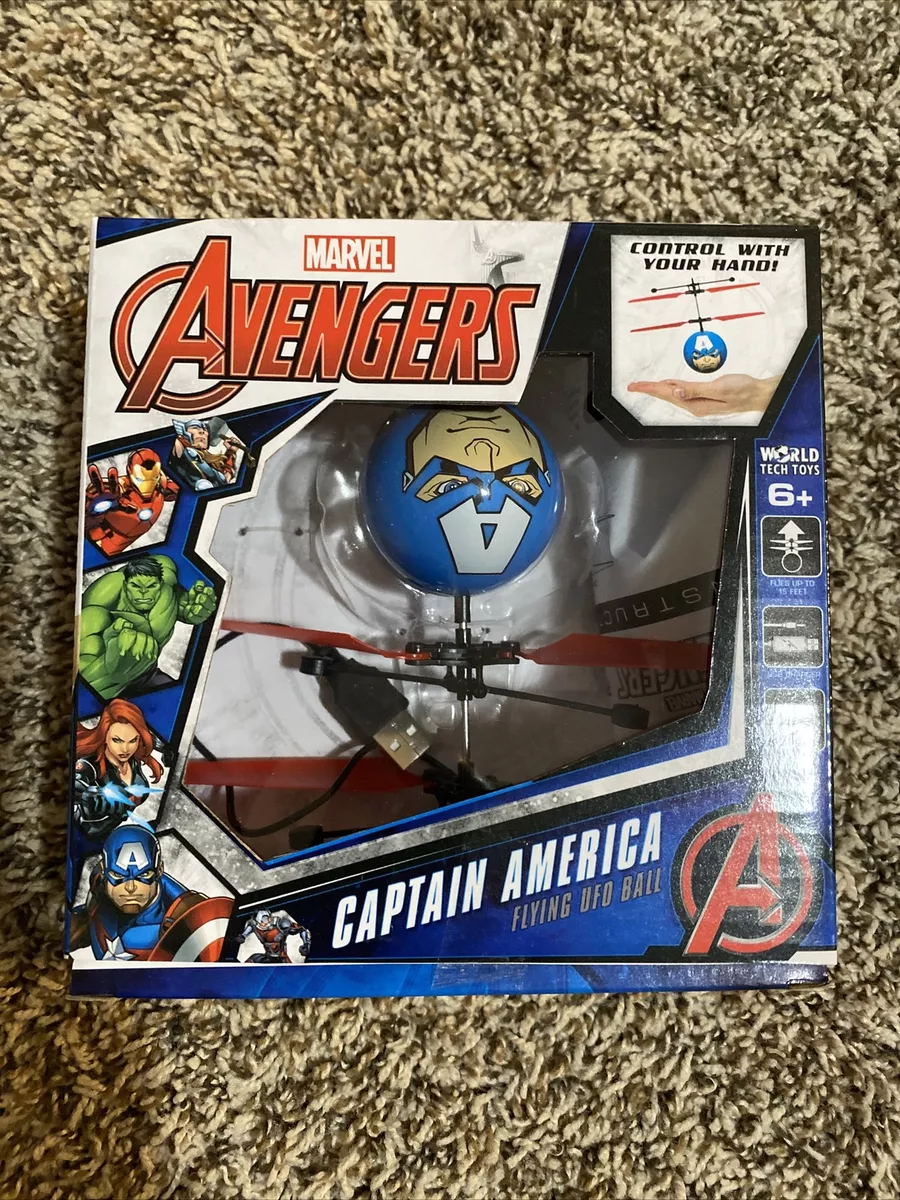 Marvel Avengers Captain America Flying UFO Ball Hover Controlled By Hand New