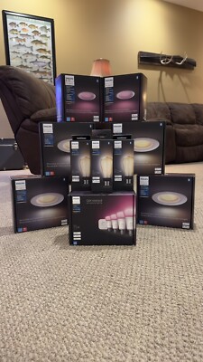 ''Philips Hue Color & White Ambiance Bulb Bundle + Hue Bridge''