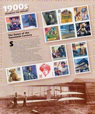 SET OF 10  COMM PANES OF 15 SCOTT#3182-#3191 32/33ct CELEBRATE THE CENTURY MNH