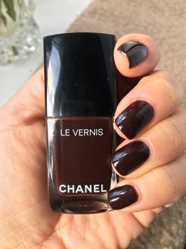 CHANEL Le Vernis 618 BRUN CONTRASTE Nail Color Lacquer Polish WINE