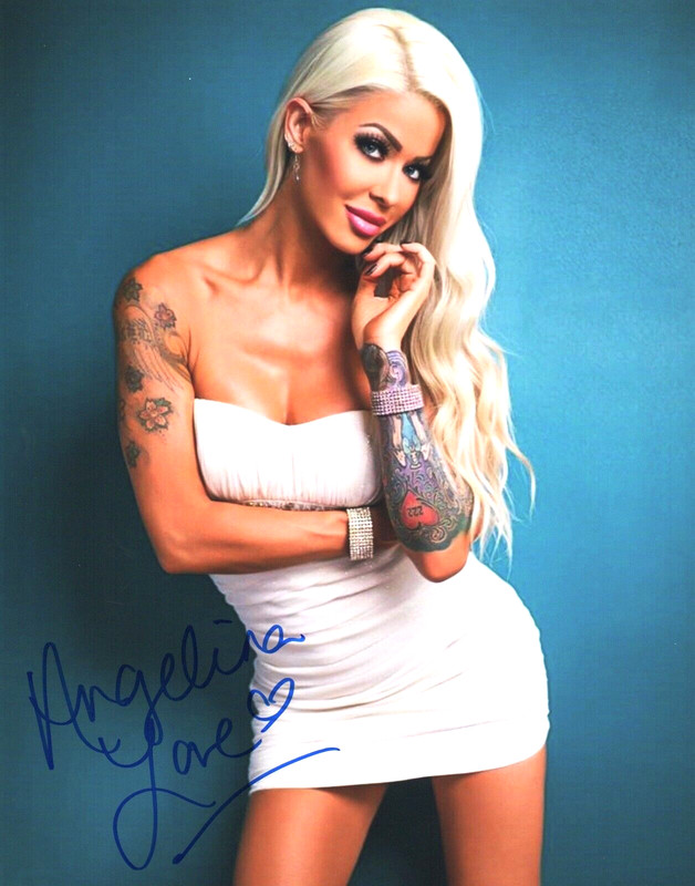 Angelina Love Impact Knockout Signed Autograph 8x10 Photo #2 w/ COA