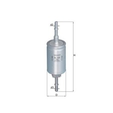 Kraftstofffilter KNECHT KL 458 für FORD MAZDA