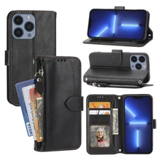 Leather Wallet Phone Case For iPhone Samsung Huawei Sharp OPPO Google Xiaomi Son