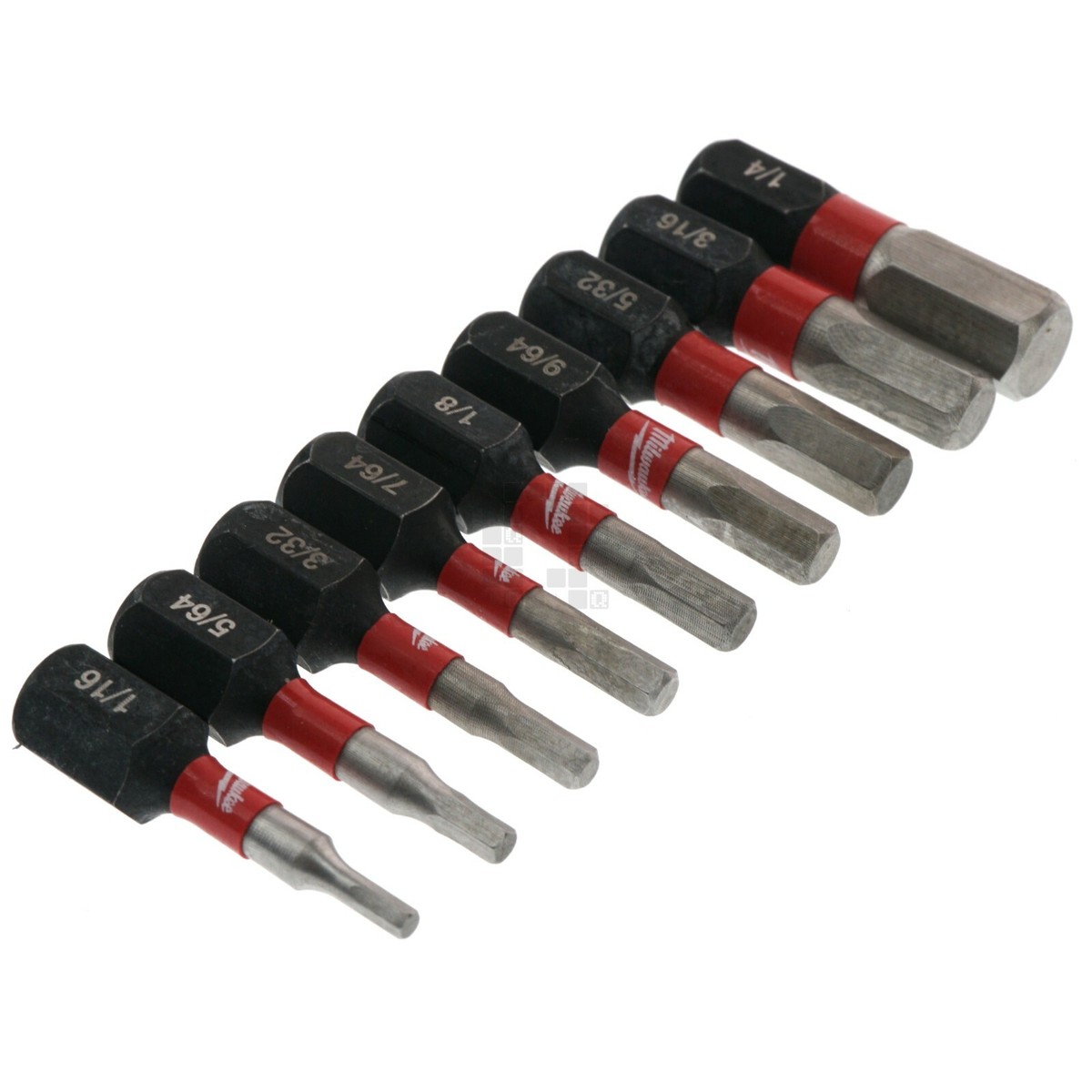 Milwaukee 48 32 4616 SHOCKWAVE Impact Duty Hex Bit Set 9 Piece 1 Length eBay