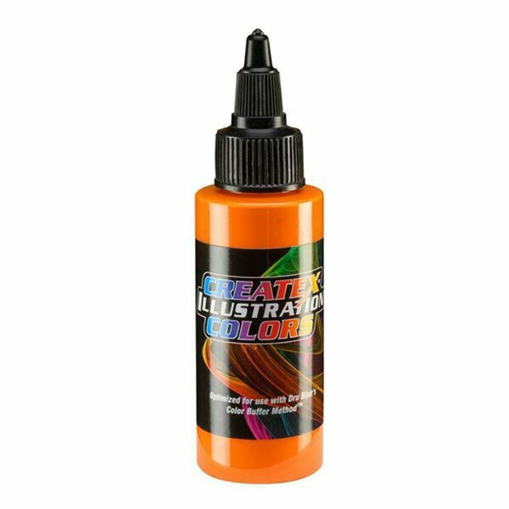 Createx Illustration Colors Opaque Acrylic Airbrush Paint, 2oz Bottle