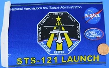 NASA FLAG vtg STS-121 Space Shuttle DISCOVERY 6.5" x 4"  Space Flight AWARENESS