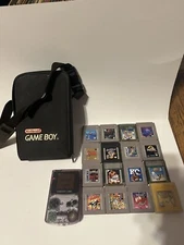 Nintendo Gameboy Color Atomic Purple , 16 Games +Nintendo Game Boy Carrying Case
