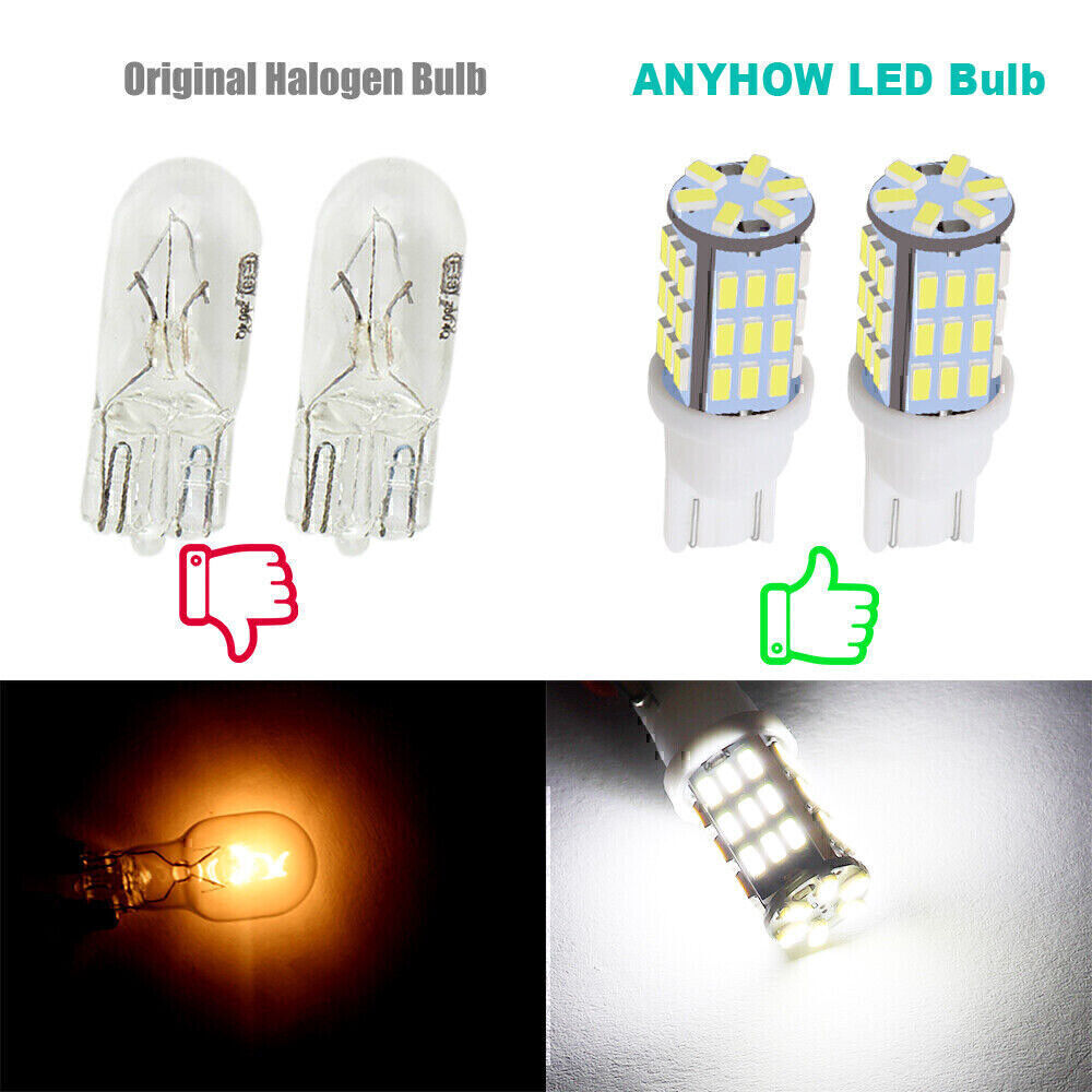 2x 6000K White T10/921/194/W5W LED Interior RV Camper Trailer Light 2x 6000K White T10/921/194/W5W LED Interior RV Camper Trailer Light