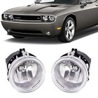 For Dodge Challenger Charger Nitro Avenger Caliber Clear Fog Lights Bumper Lamps (For: Dodge Avenger)