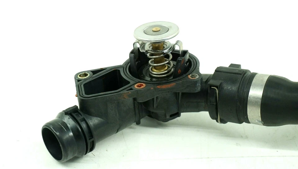 BMW 325I E46 2001-2005 2,5 L L L6 refrigeración gas termostato carcasa con manguera tubo OEM Foto 3 de 4