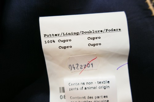 Chaqueta DAKS Soft Tweed G.27 100 % lana virgen Black Label brillante colorida como nueva - Imagen 9 de 9